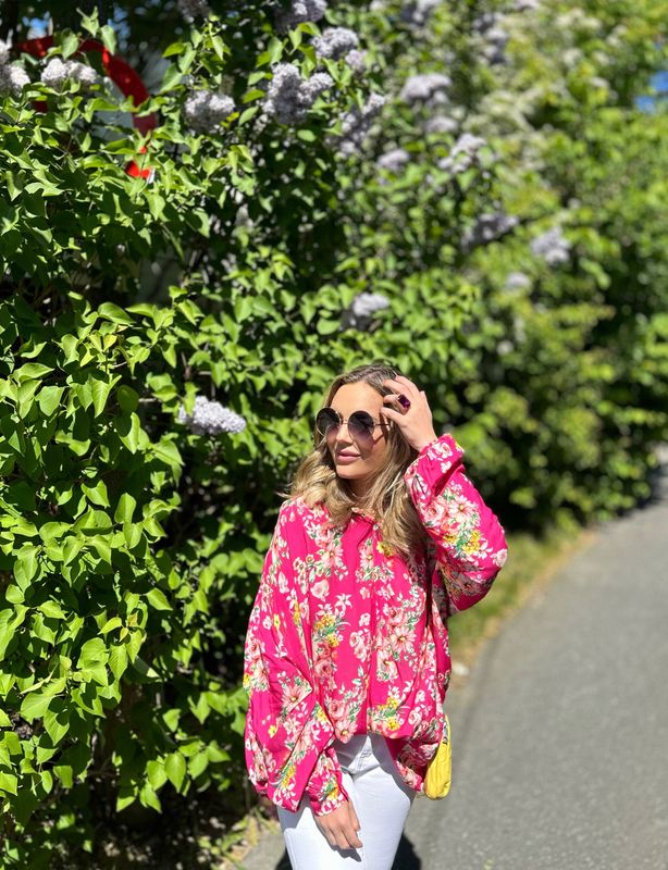 Rose Oversized Blouse