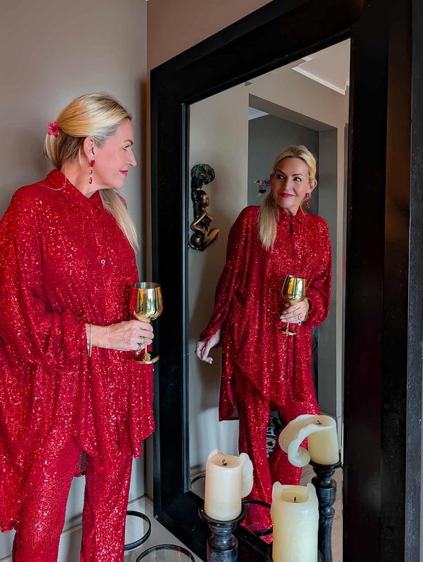 Sequin Oversized Shirt