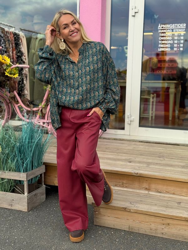 Fake Leather Pants Qnuz