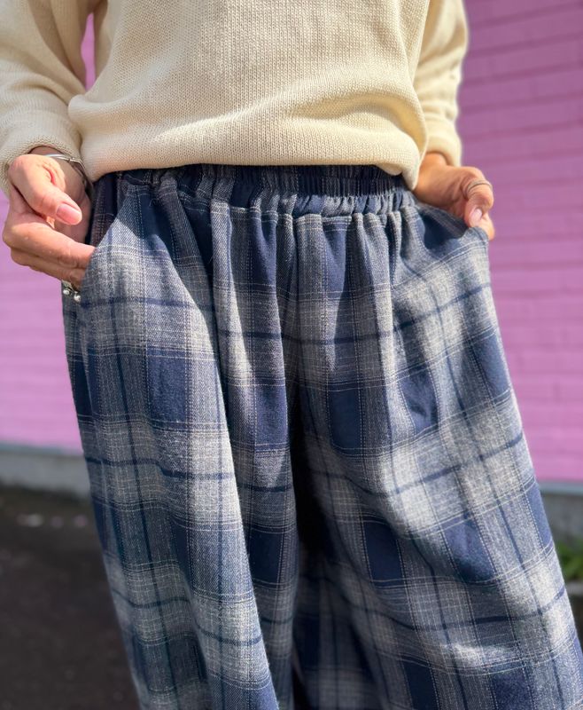 Check Balloon Pant