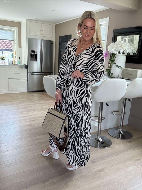 Zebra Butterfly Dress
