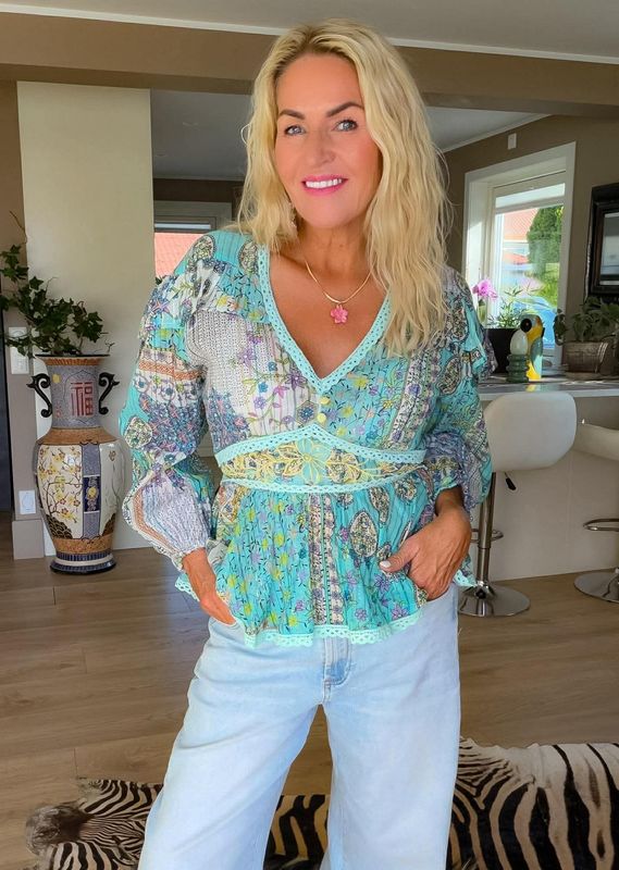 Pop Boho Blouse