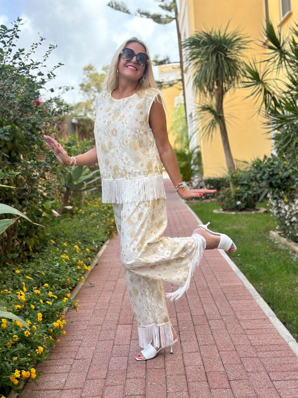 Fringe Boho Pant Hunkøn 