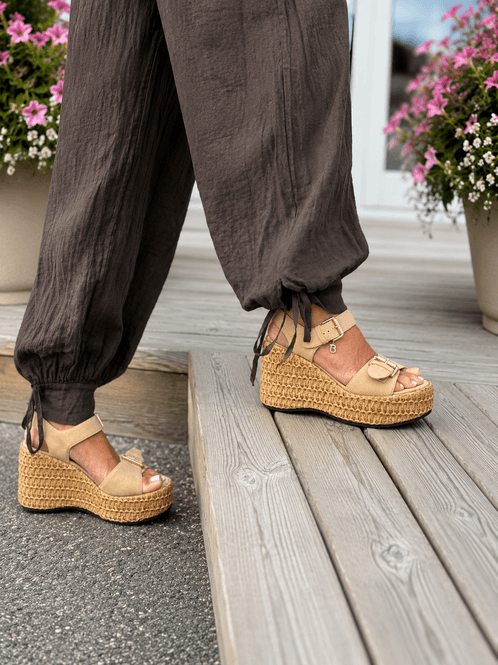 Hovedbilde Tulum Wedge Beige Tosca Blu