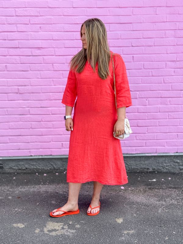 Emelie Linen Dress Love Forever
