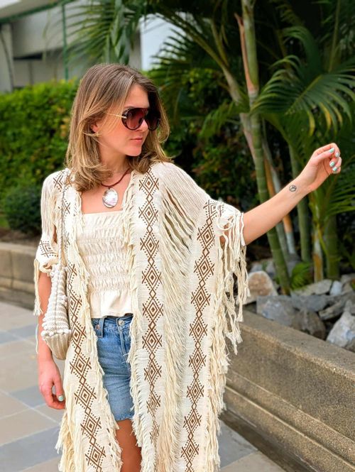 Hovedbilde Block Print Kimono