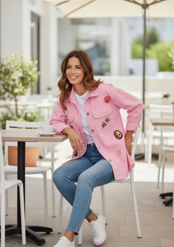 Jacket With Badges Qnuz