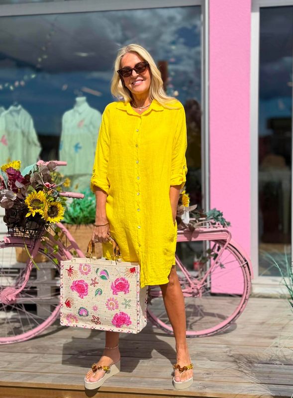 Alia Linen Dress