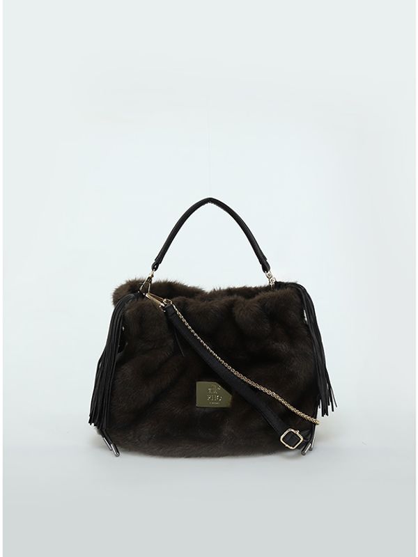 Fuzzy Hand Bag Pho Firenze