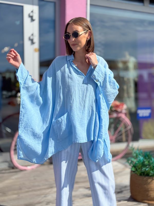 Lara Linen Blouse