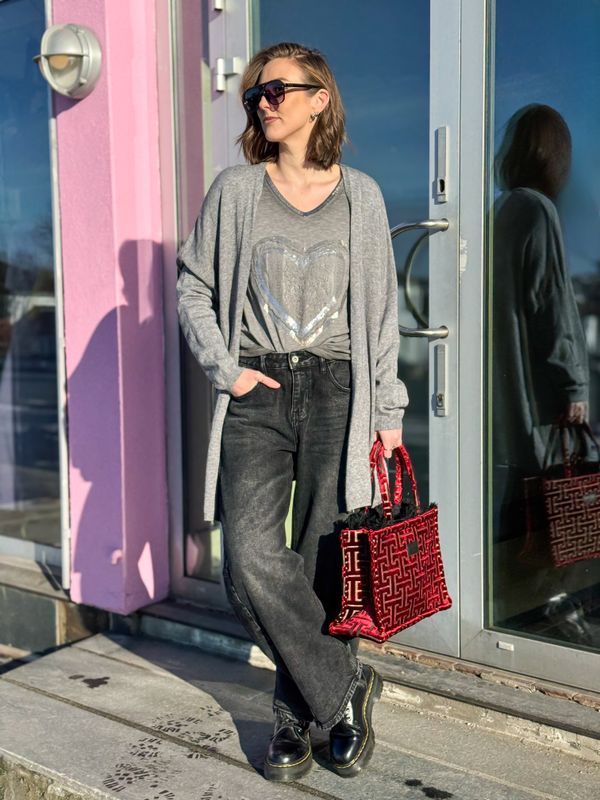 Skull Viscose Cardigan