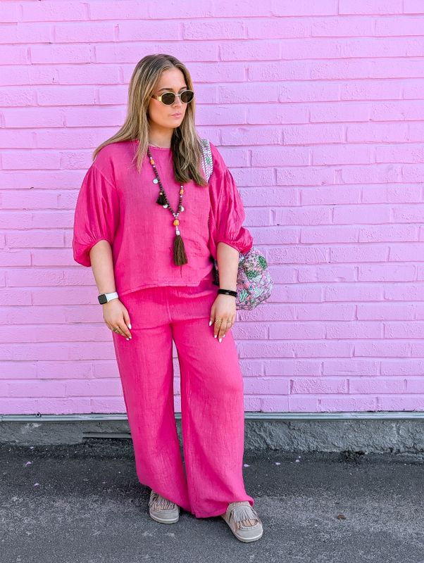 Mette Linen Pant Love Forever