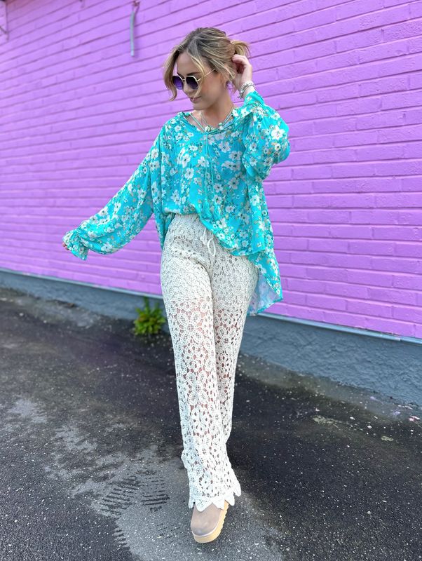 Hanna Crochet Pant