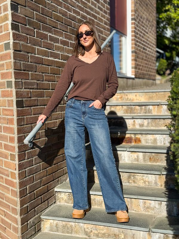 Jeans With Studs Qnuz