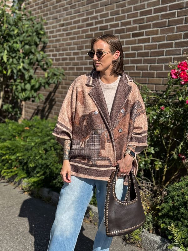 Horsie Oversized Poncho