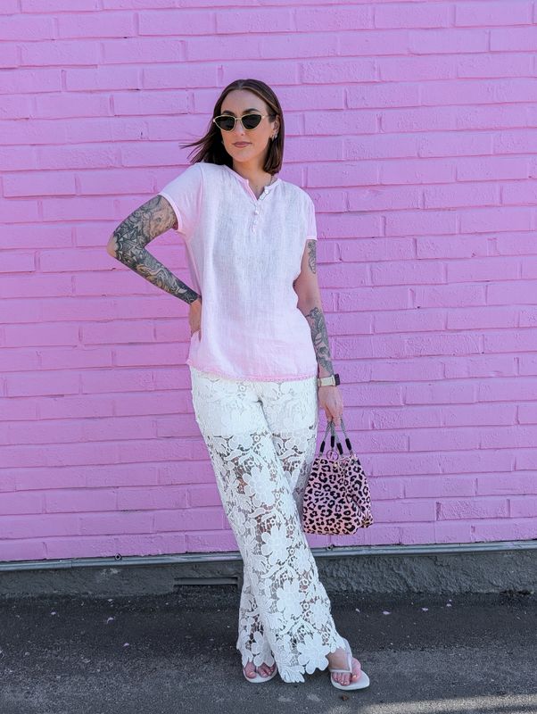 Linen T-Shirt Love Forever