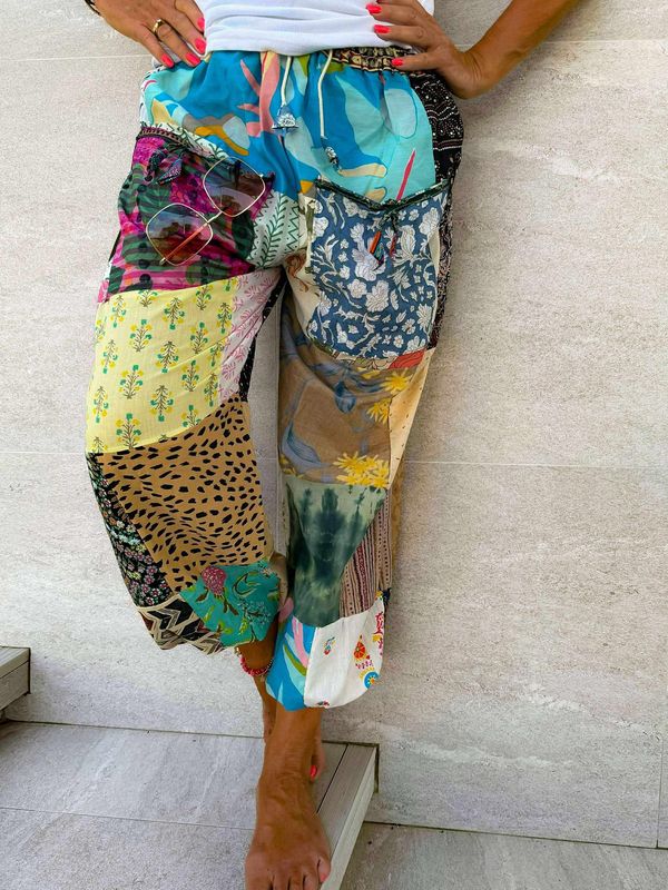 Boho Comfy Patch Pant