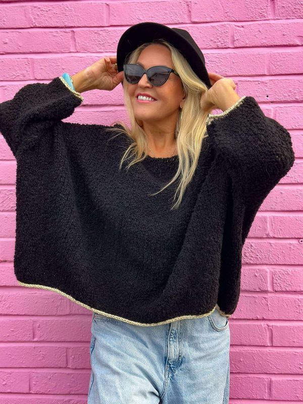 Glitter Bouclé Sweater