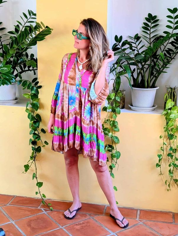 Batik Short Dress