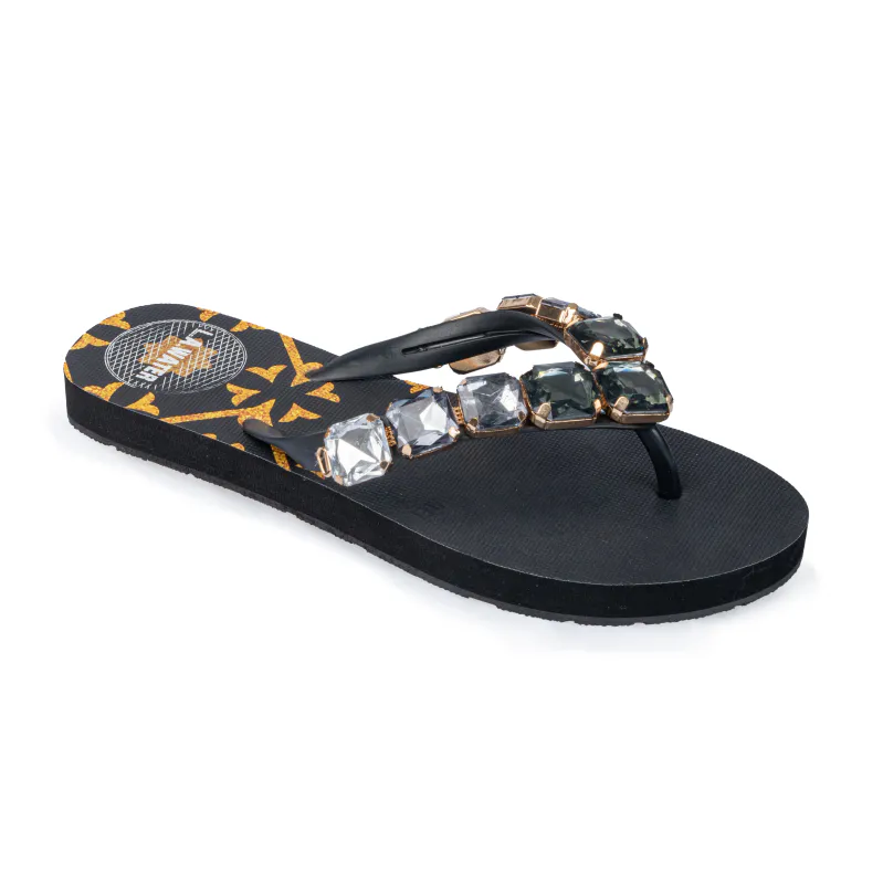 Black Flip Flops L.A Water