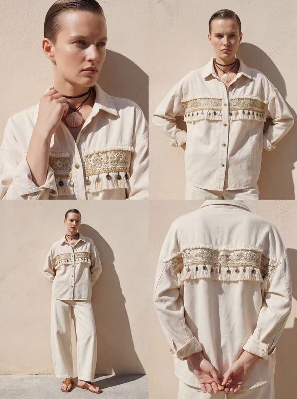Fringey Shirt Jacket