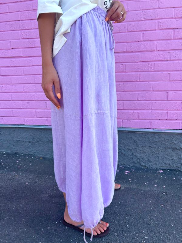 Riggy Linen Skirt