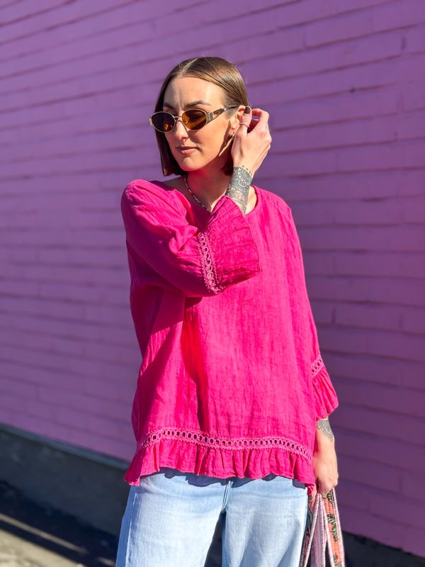 Mali Linen Top