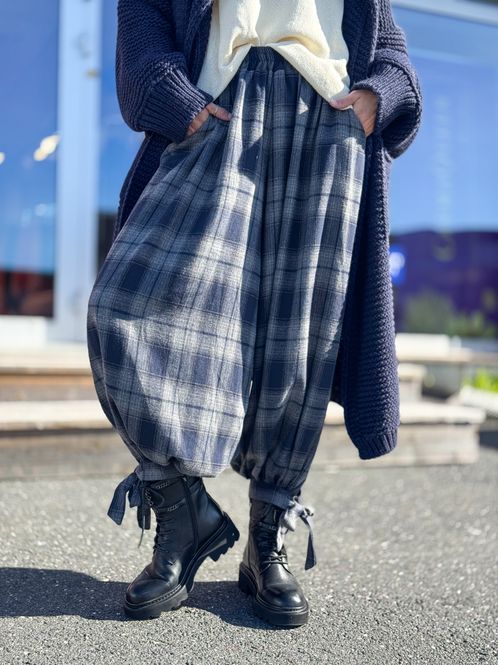 Hovedbilde Check Balloon Pant