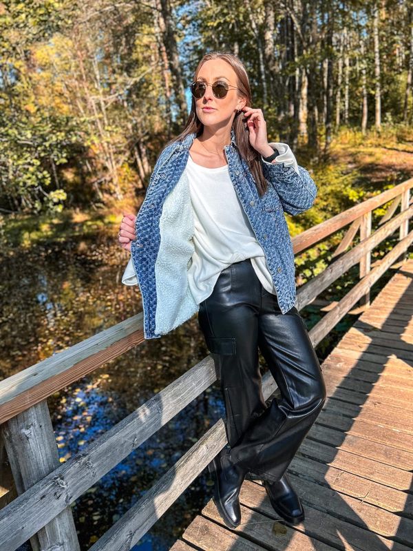 Denim Teddy Jacket