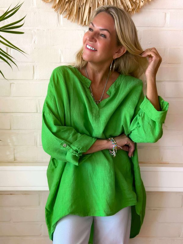 Oversized Petra Linen Shirt 
