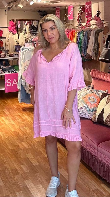 Lily Linen Dress