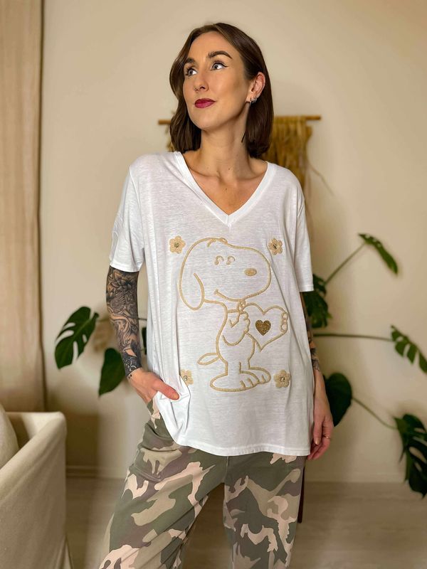 Snoopy Flower Tee