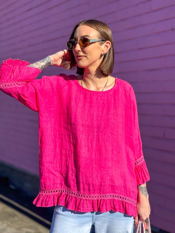Mali Linen Top