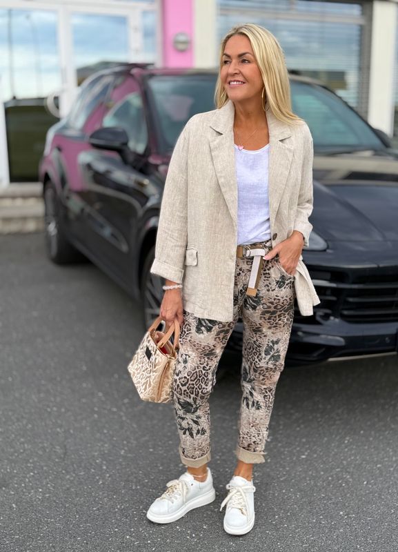 Belted Stretchy Pant