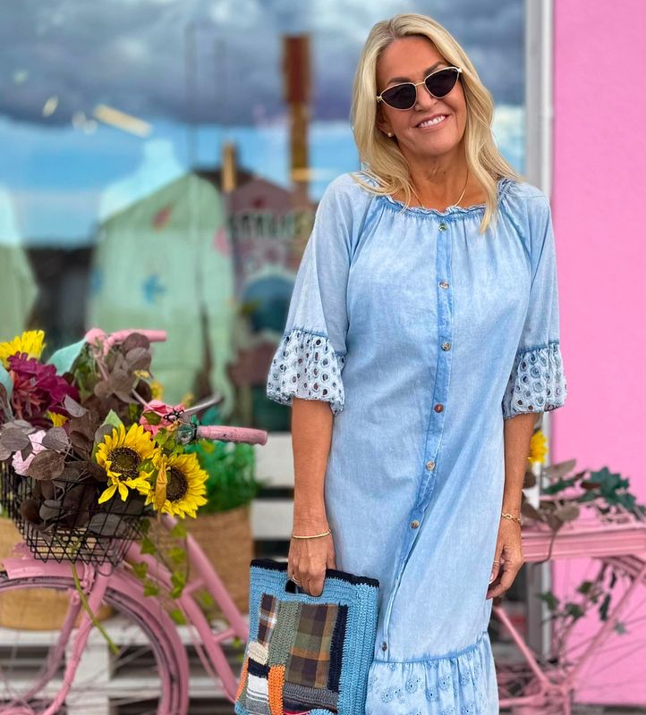 April Stone Washed Dress