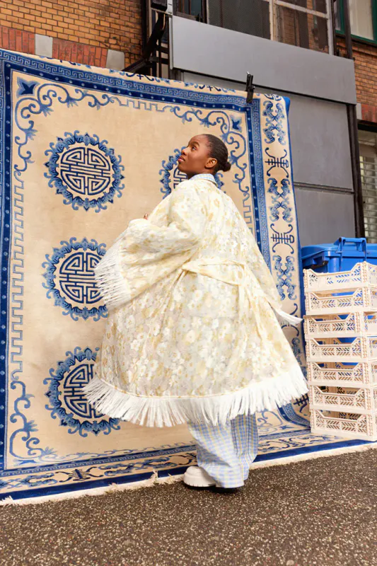 Fringe Boho Kimono Hunkøn 