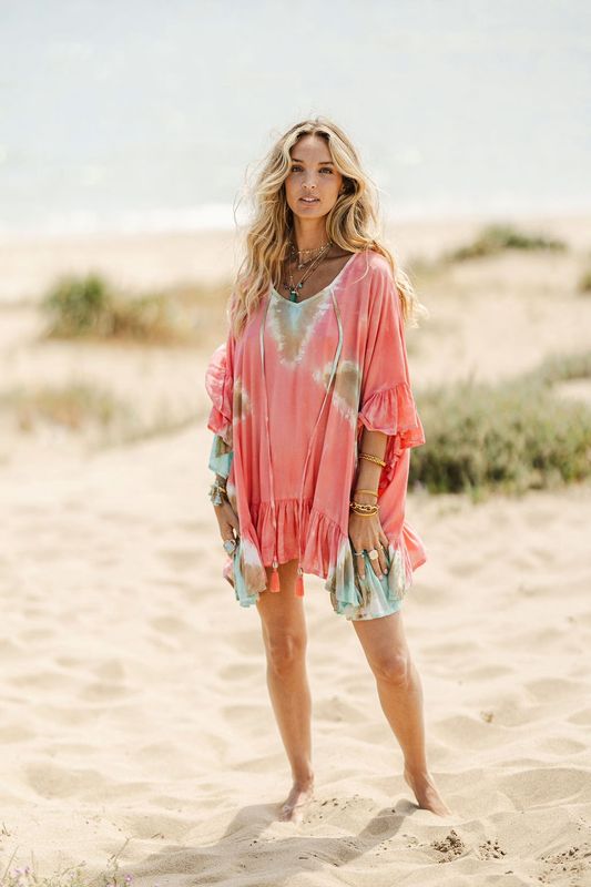 Aruba Coral Poncho Tarifa Soul