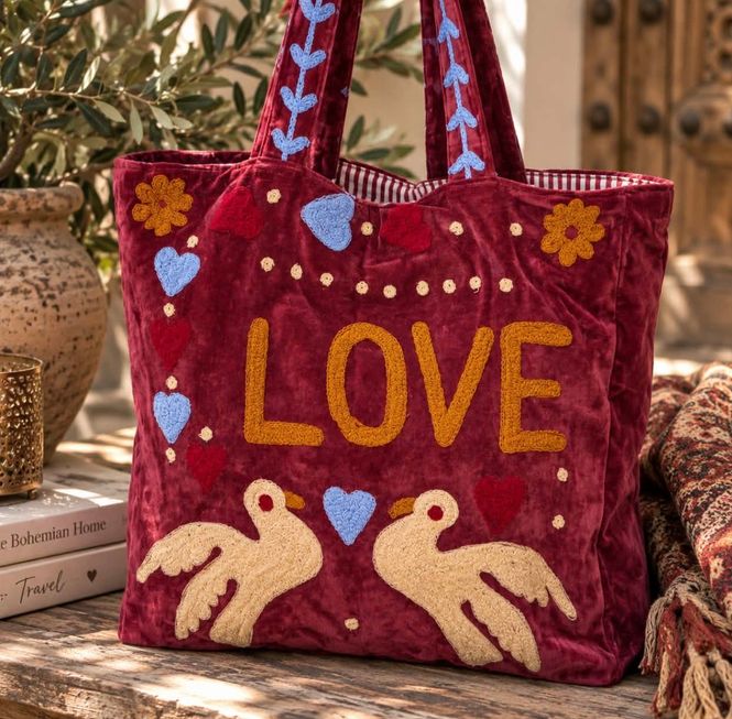 Hovedbilde Suzani Velvet Bag Qnuz