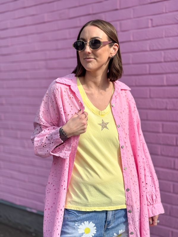 Blonde Oversized Shirt