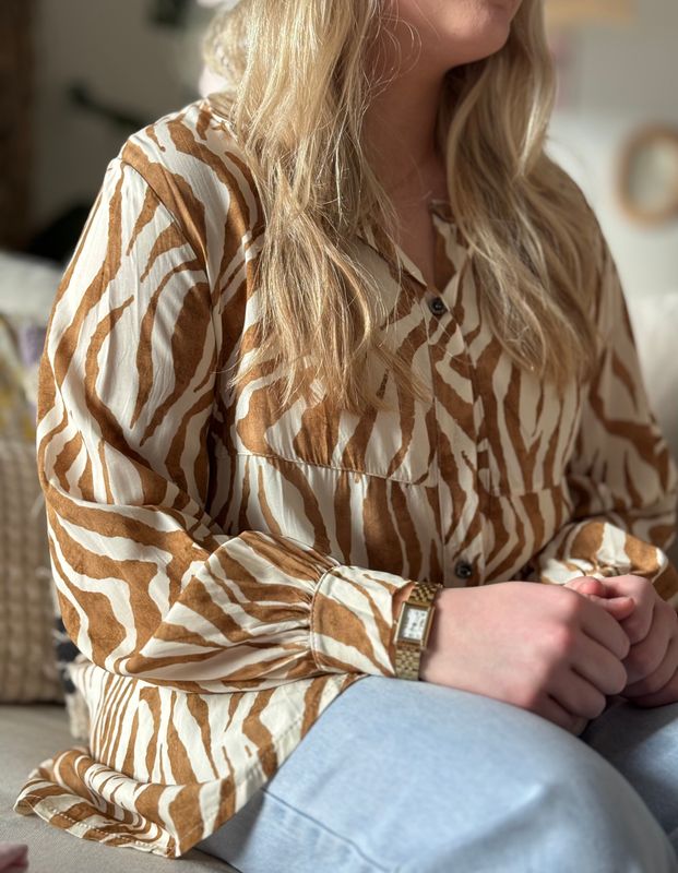 Zebra Long Shirt