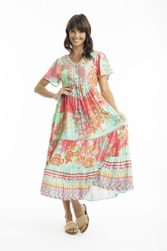 Sarah Maxi Dress Orientique
