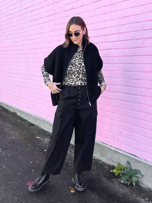 Leopanto Cargo Pant Not Allowed