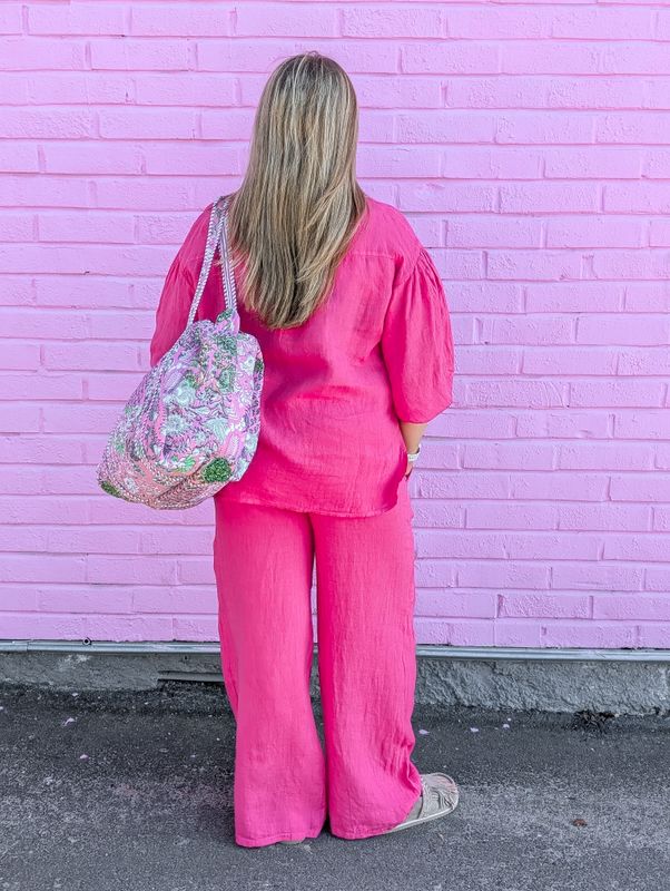 Mette Linen Blouse Love Forever