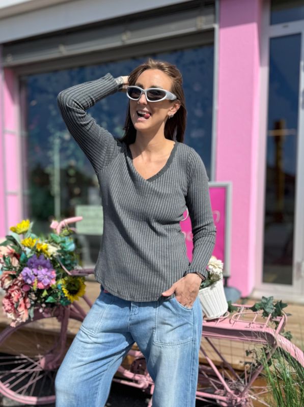Rib Basic Sweater