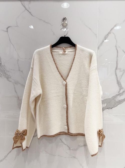 Hovedbilde Velour Bow Cardigan