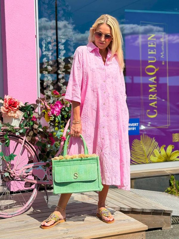 Pink Flower Dress