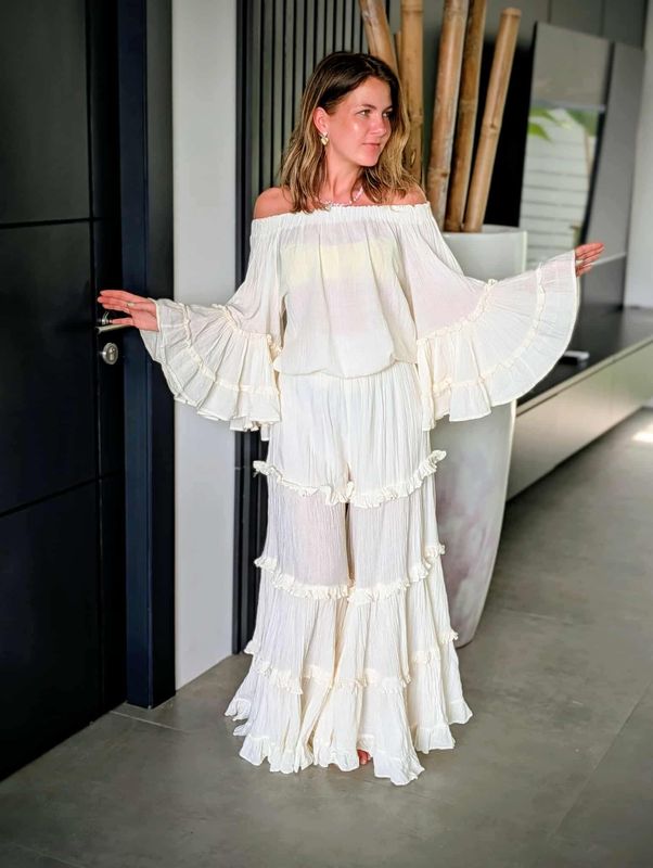 Boho Ivory Pant