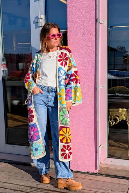 Hovedbilde Flower Crochet Cardigan