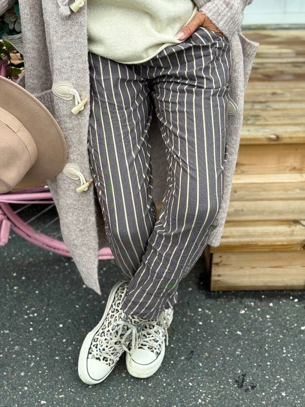 Stripey Stretchy Pant