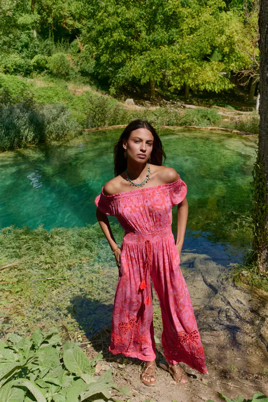 Sahara Jumpsuit Rose Piti Cuiti